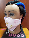 Pink Diamon Face Cover w/ Color inside - MSWCUSTOMPRINTS / LADYGRIND.COM