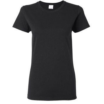 LADIES- Cotton Short Sleeve T-Shirt  (CUSTOMIZE DESIGN)