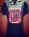STRAIGHT OUT OF( YOUR TEXT) T-SHIRT